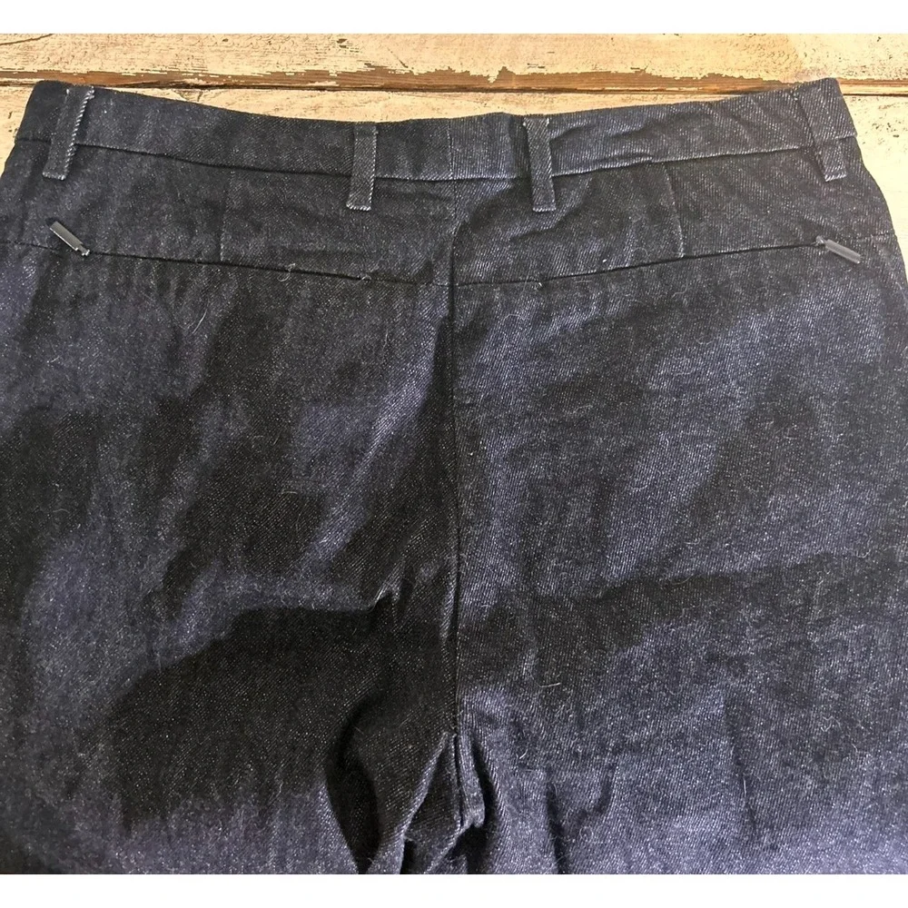 Armani Exchange AX Pleaded Button Fly‎ Fixed Cuff Women's Jeans Sz 31 Authentic